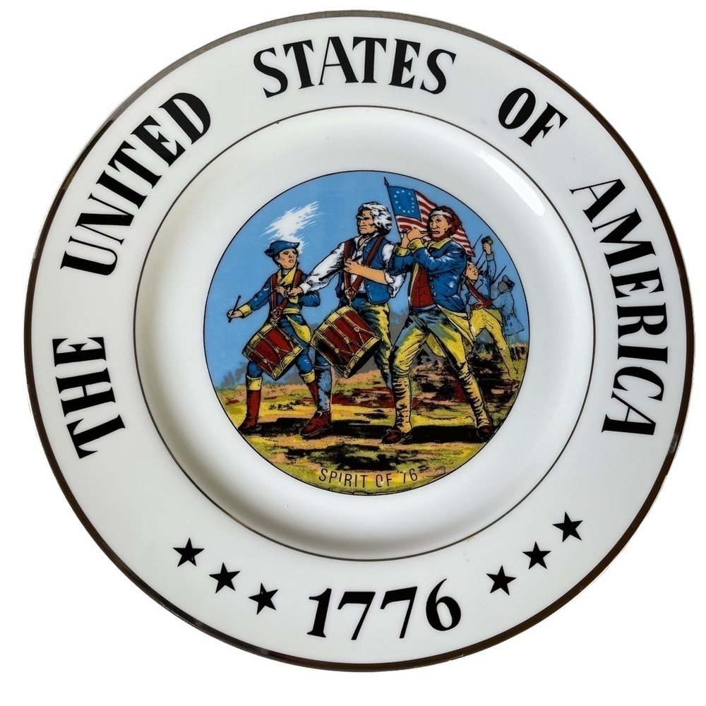 1776 The United States of America Declaration of Independence Collector Plate